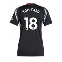 Camiseta Arsenal Takehiro Tomiyasu #18 Segunda Equipación Replica 2024-25 para mujer mangas cortas